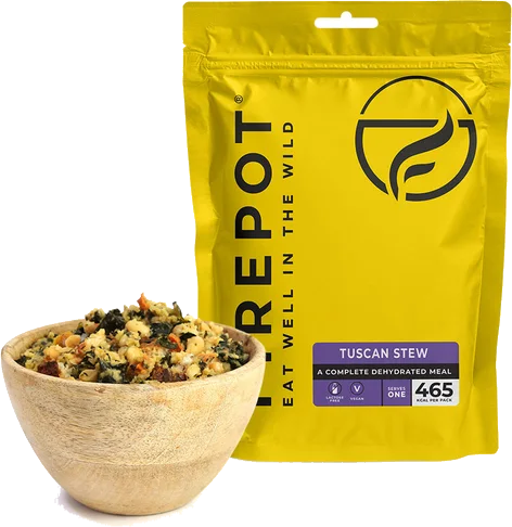 Firepot Tuscan Stew Camping Meal